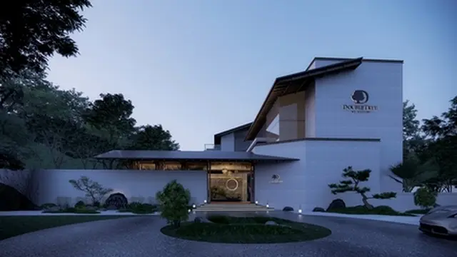 C-2-0014 新中式2层别墅外观效果图